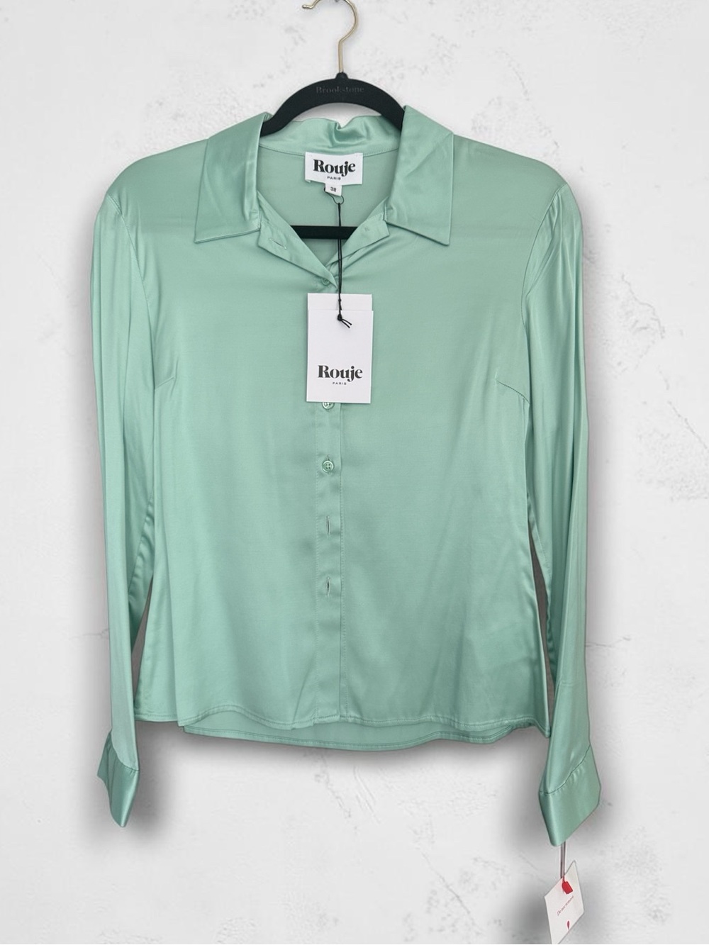 Rouje PALMYRA Pistache Green Blouse – NWT